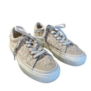 ZARA Shoes 8 Sneakers Trainers Woven‎ Animal Print Summer Casual